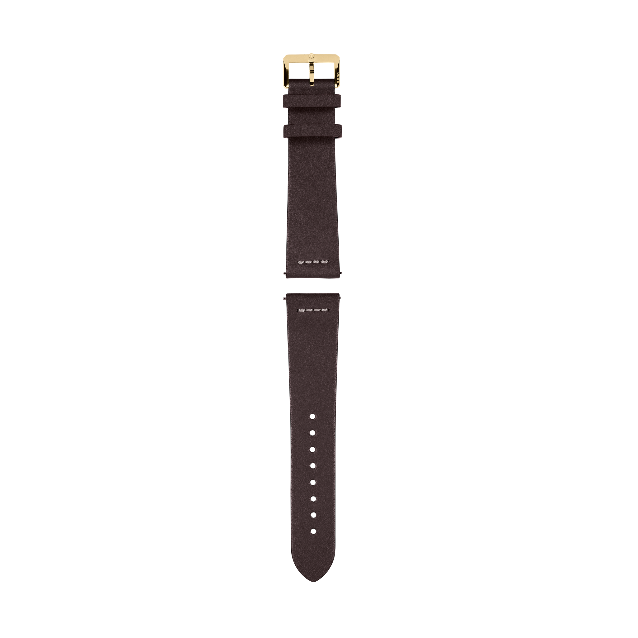 Brown leather strap Bracelet R070915001 | Rado® United States E-shop