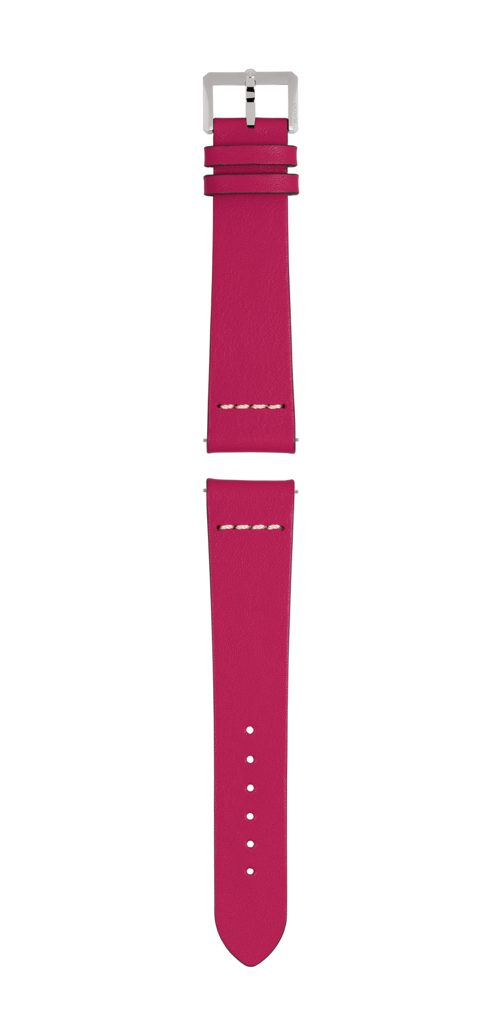 Pink leather strap