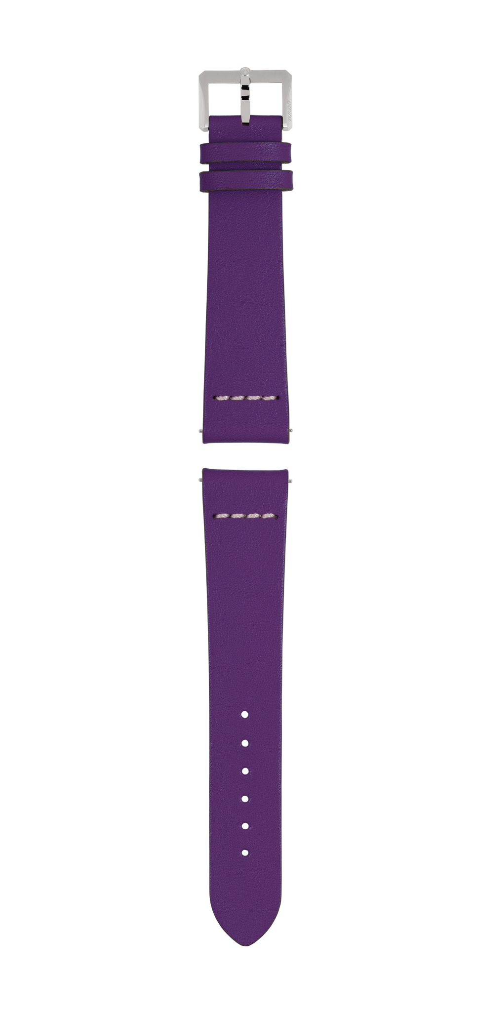 bracelet en cuir violet