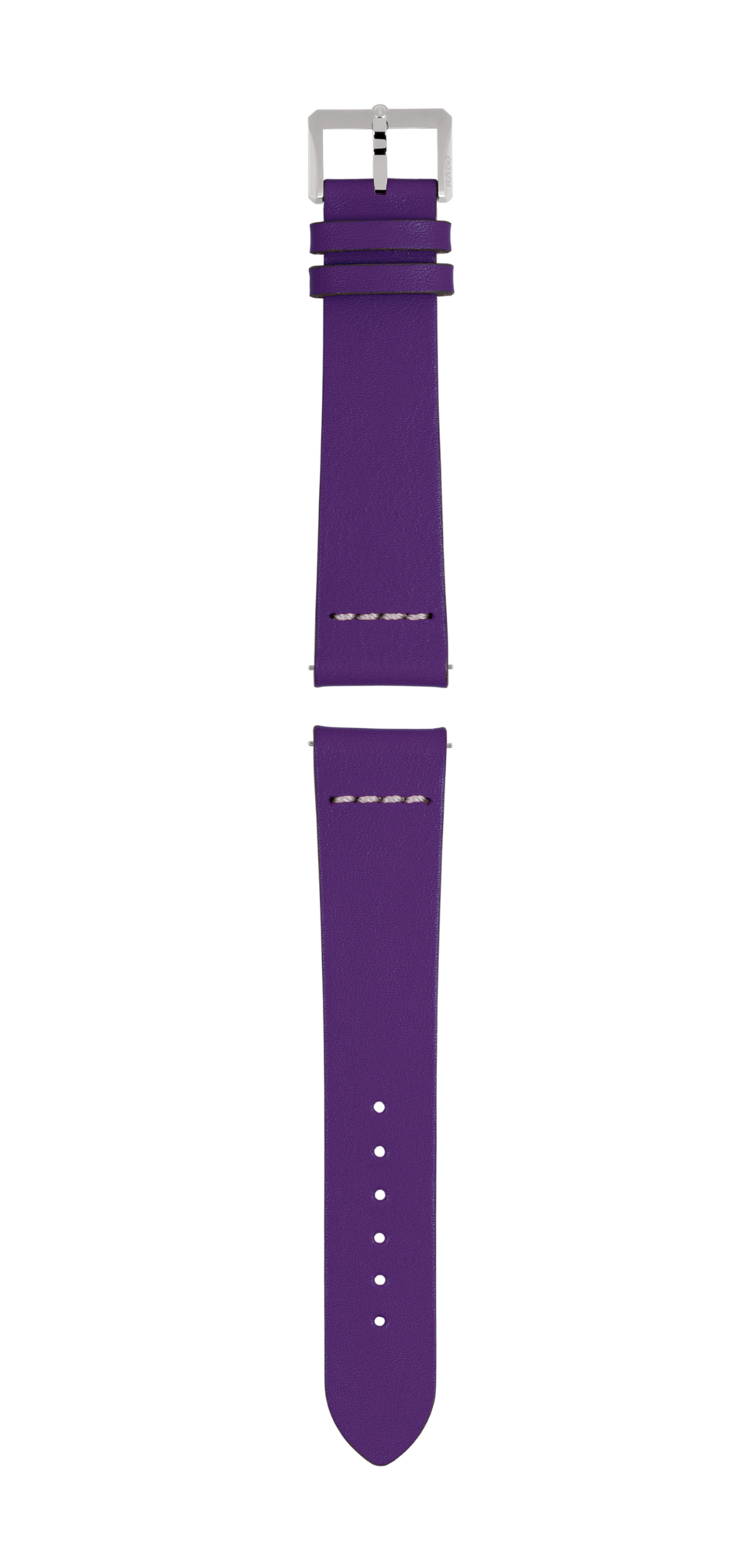 bracelet en cuir violet