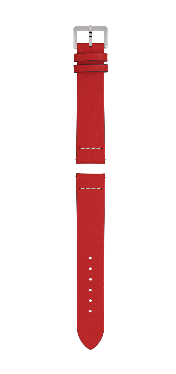 red leather strap
