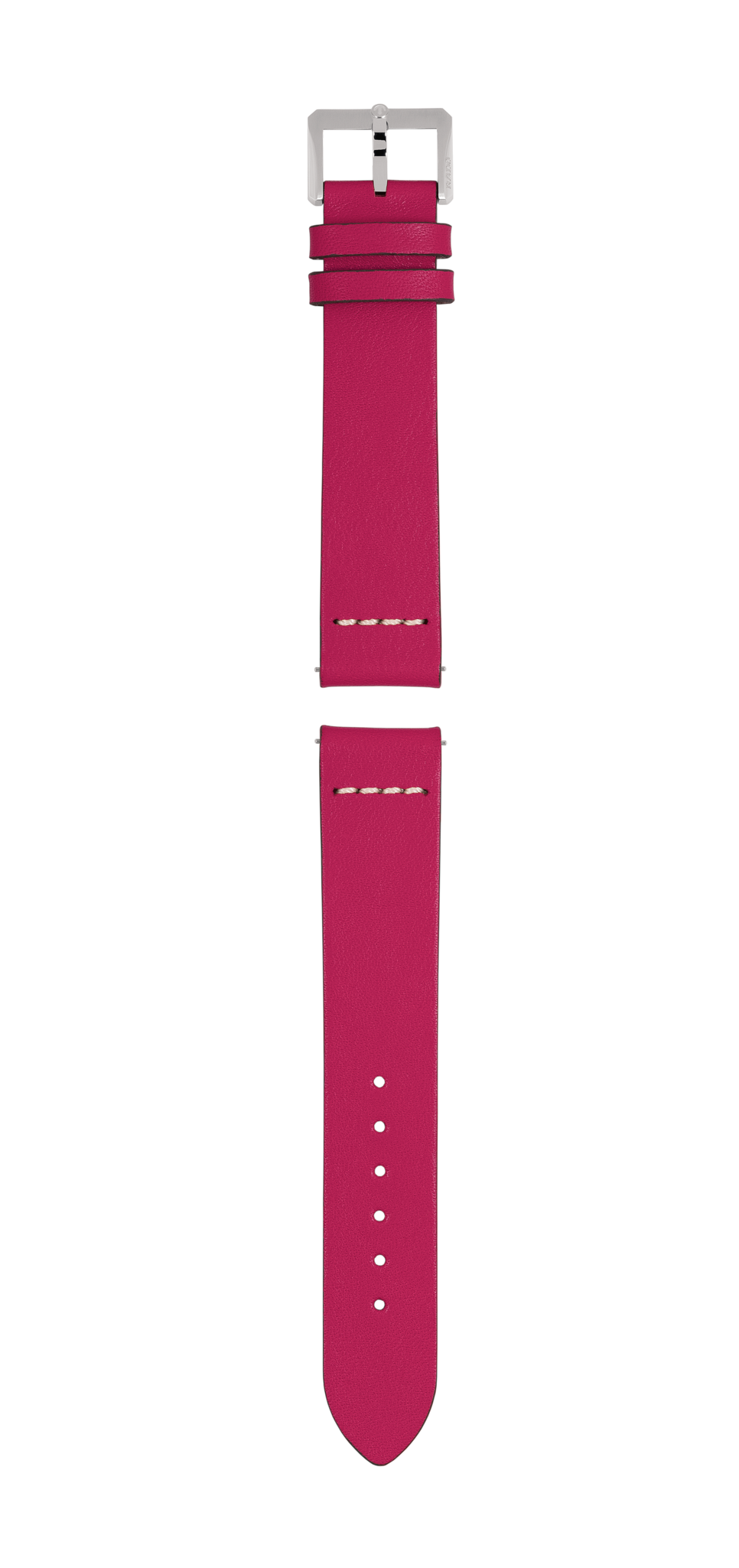 Pinkfarbenes Lederband