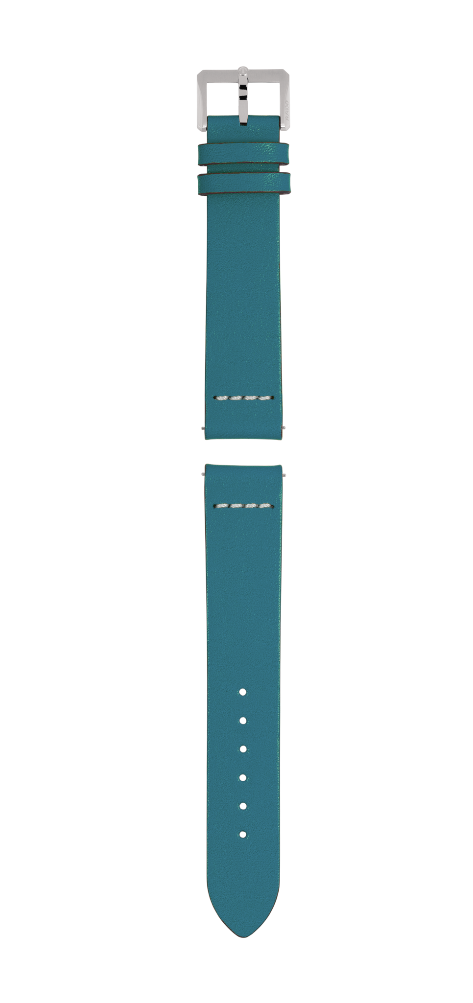 Cinturino in pelle turchese 
