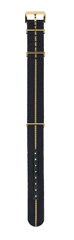 Correa textil azul