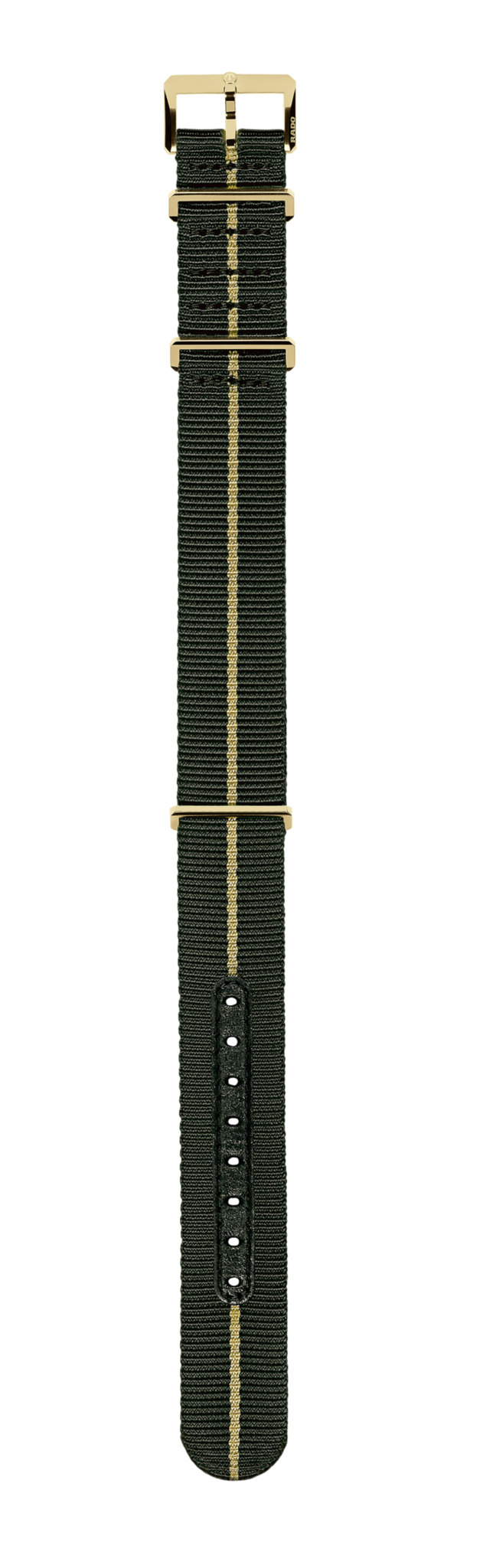 Green textile strap
