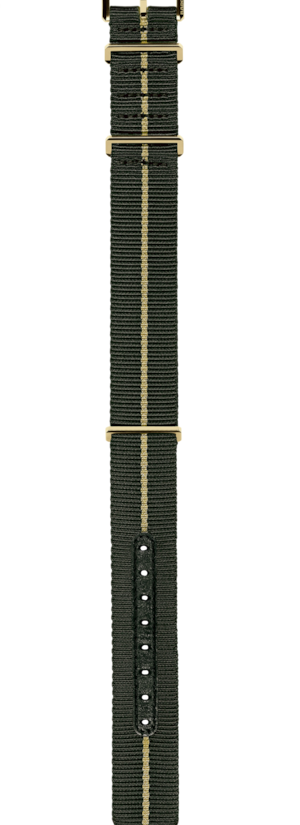 Green textile strap
