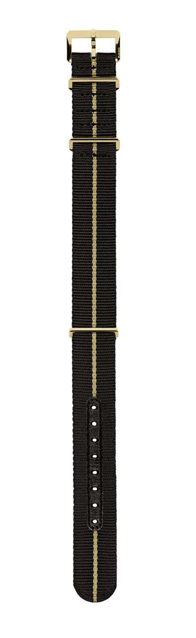 Black NATO textile strap
