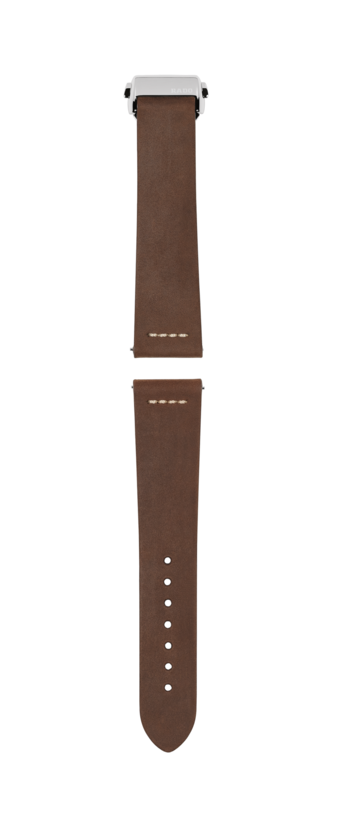 Brown leather strap