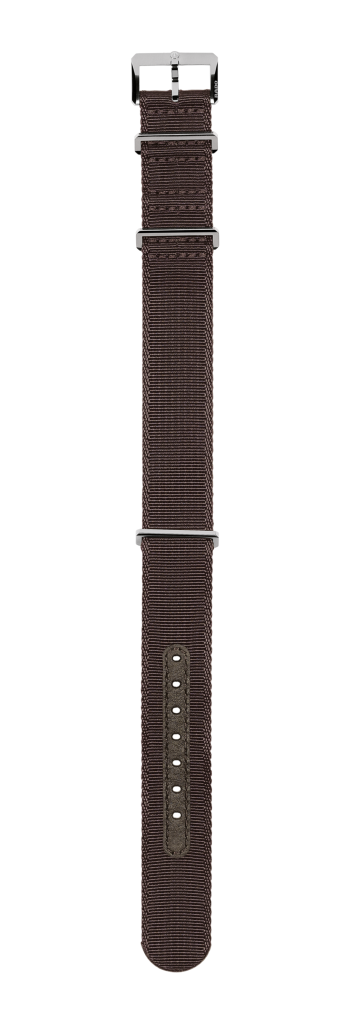 Brown textile strap