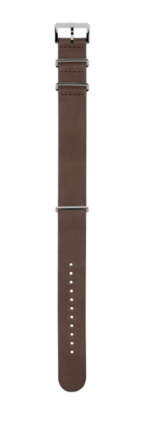 Brown leather strap