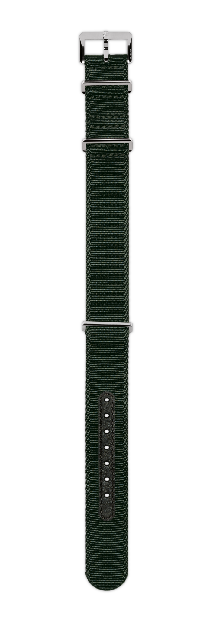 Cinturino in tessuto verde
