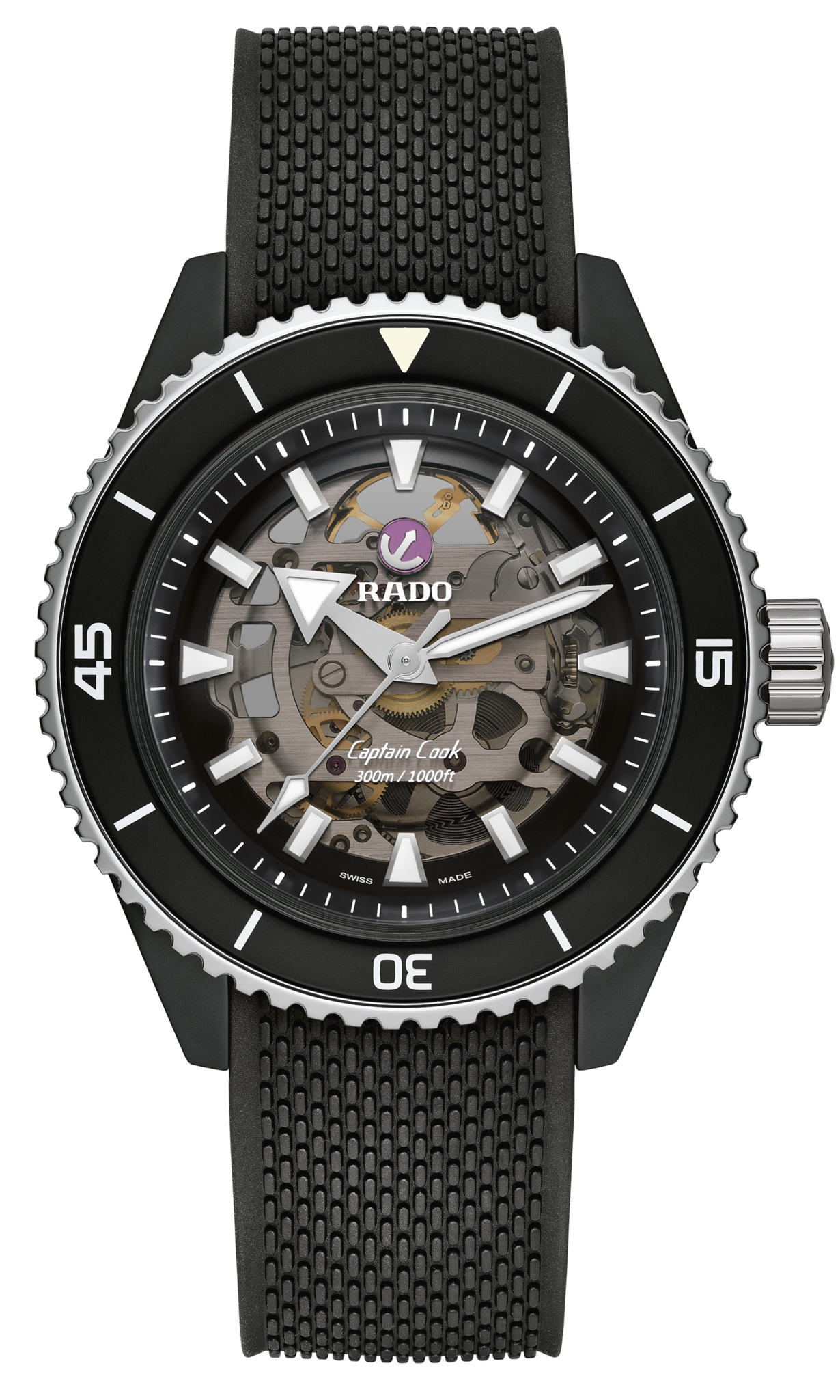 RADO Captain Cook High-Tech Ceramic Skeleton R32129168
