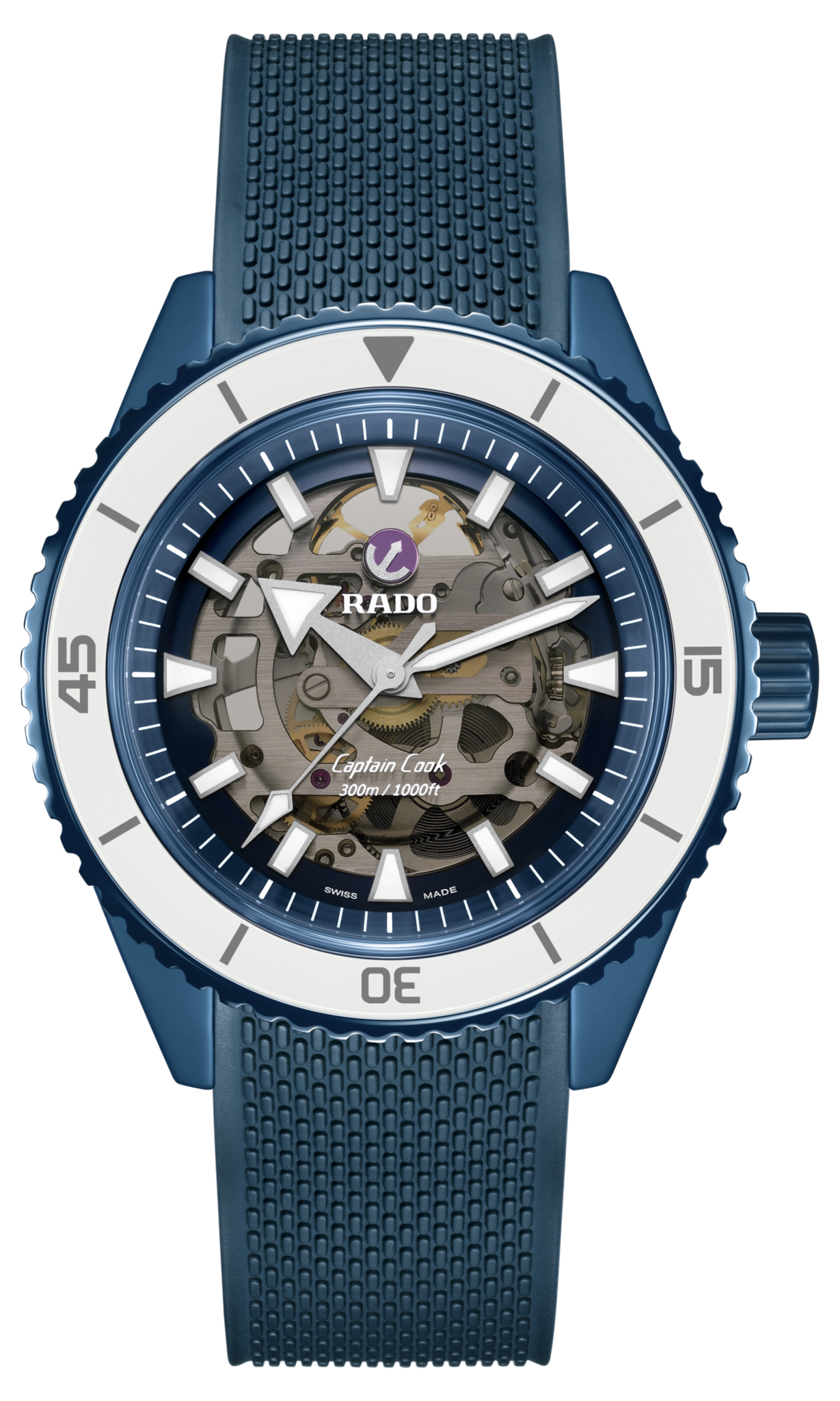 Captain Cook High Tech Ceramic X England Cricket Limited Edition Unisex High Tech Ceramic Watch R32153208 Rado Great Britain E shop