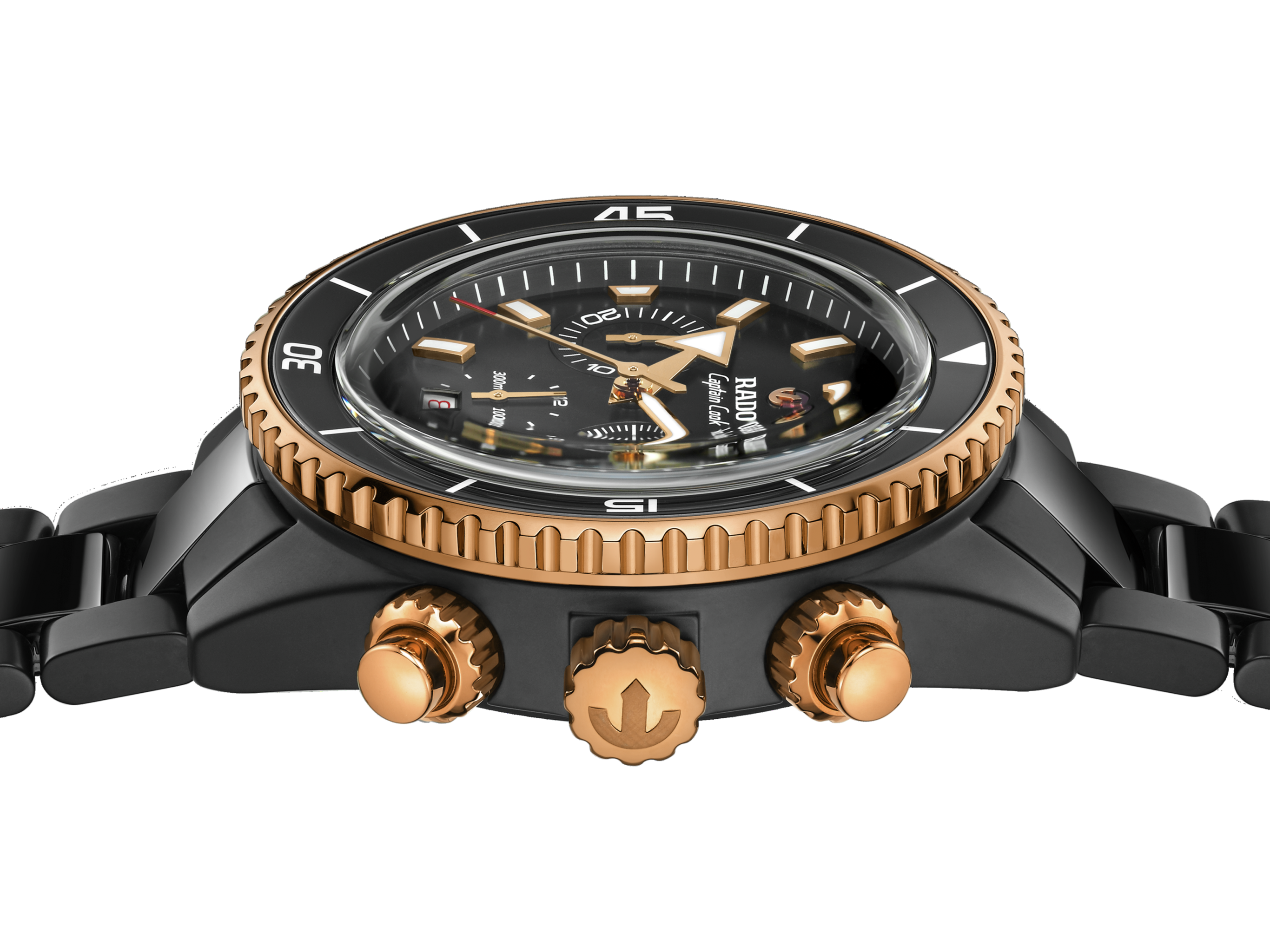 OBLVLO Fashion Style orologio automatico con rotore in carbonio forgiato orologi meccanici impermeabili luminosi in acciaio inossidabile per uomo JM-ROTOR  1511