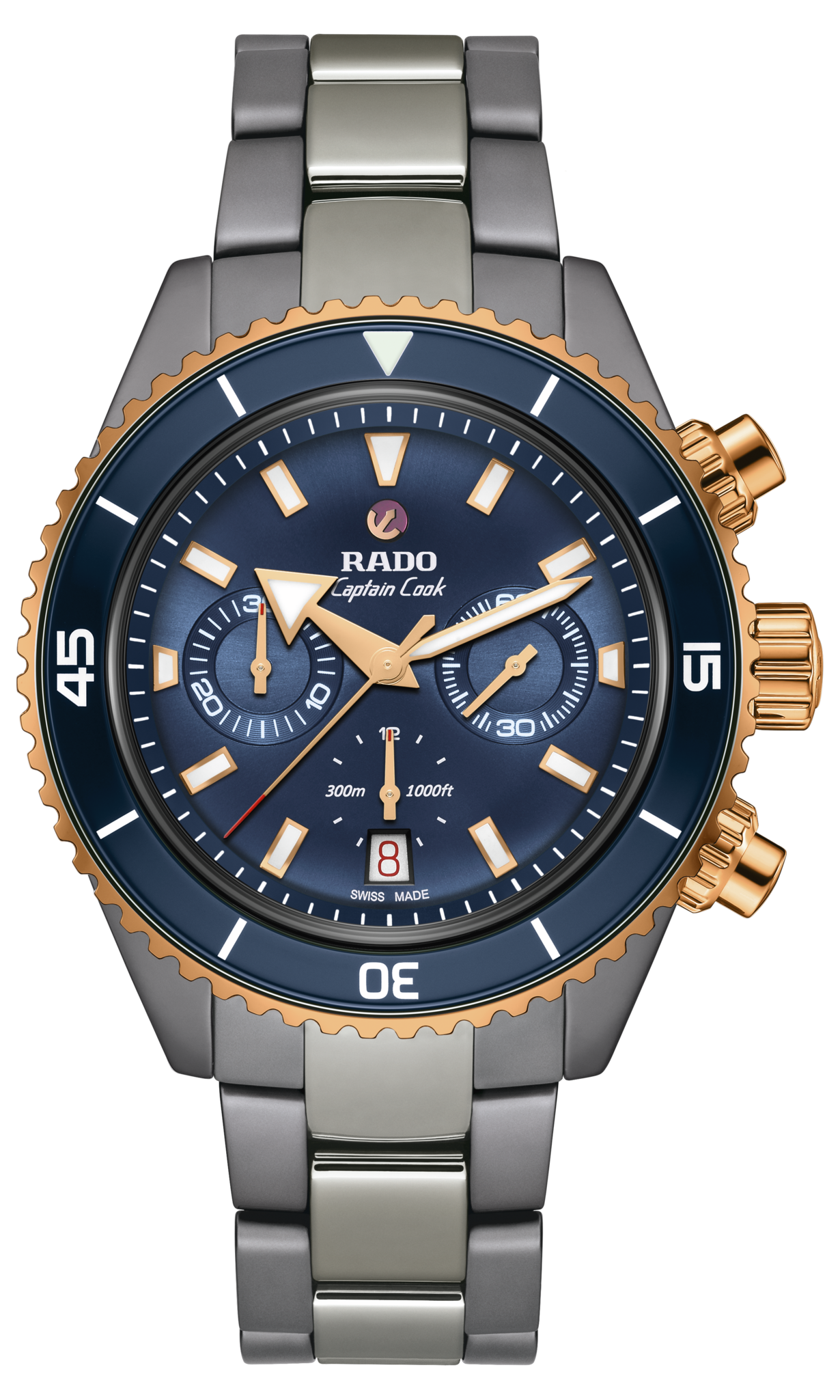 Captain Cook High-Tech Ceramic Chronograph Plasma Hightech‑Keramik Uhr ...