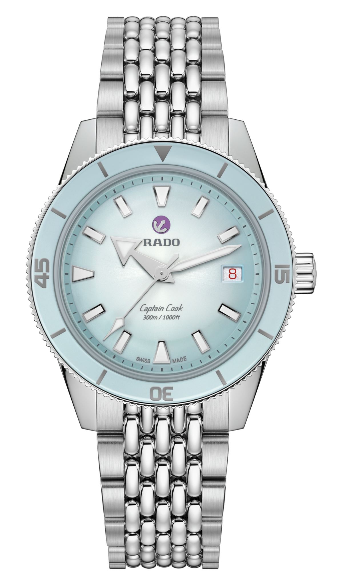 Couronne Pour Montre Rado - Acier Argenté - Occasion En Bon état