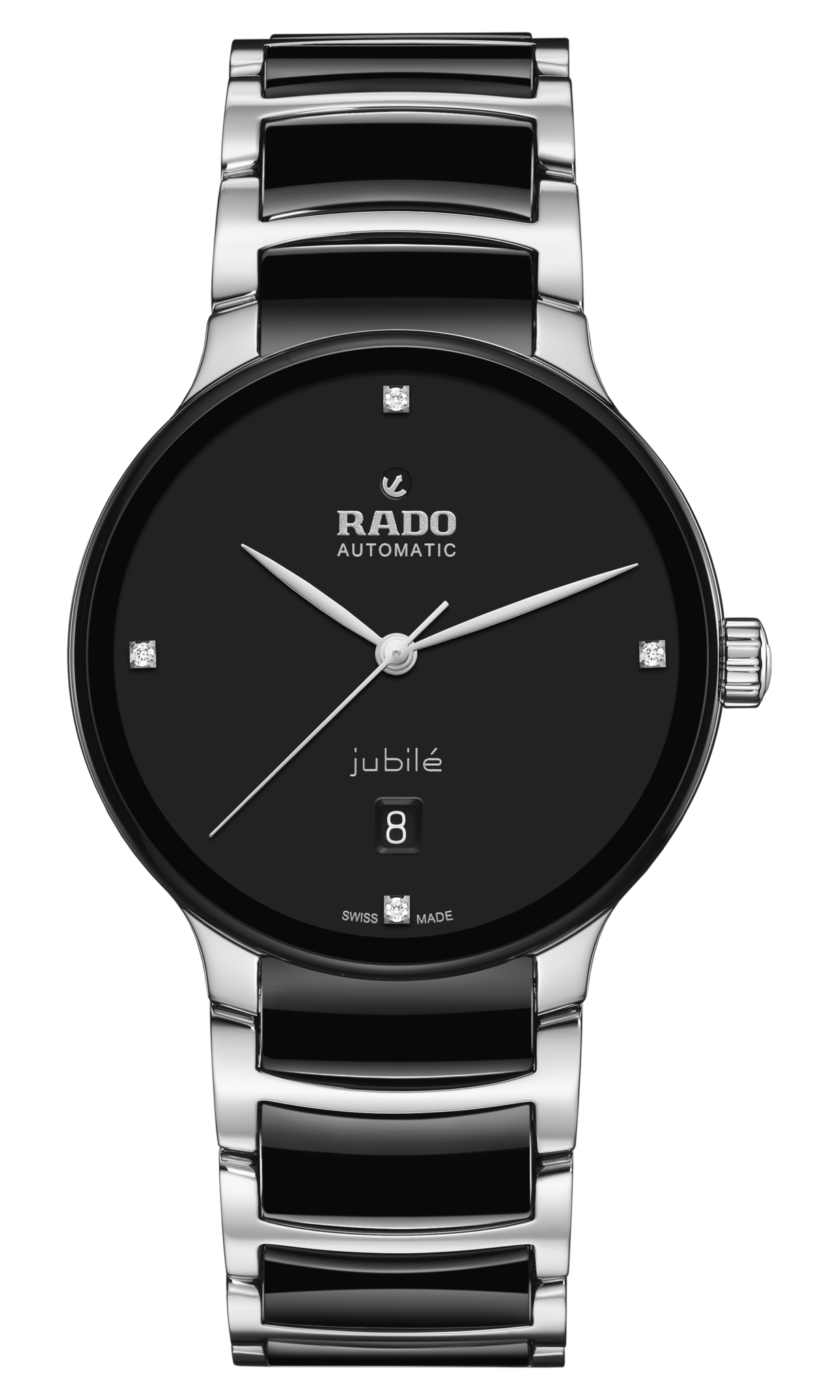 Centrix Automatic Diamonds Stainless Steel Watch R30018742 | Rado Centrix Automatic Diamonds Stainless Steel Watch R30018742 | Rado