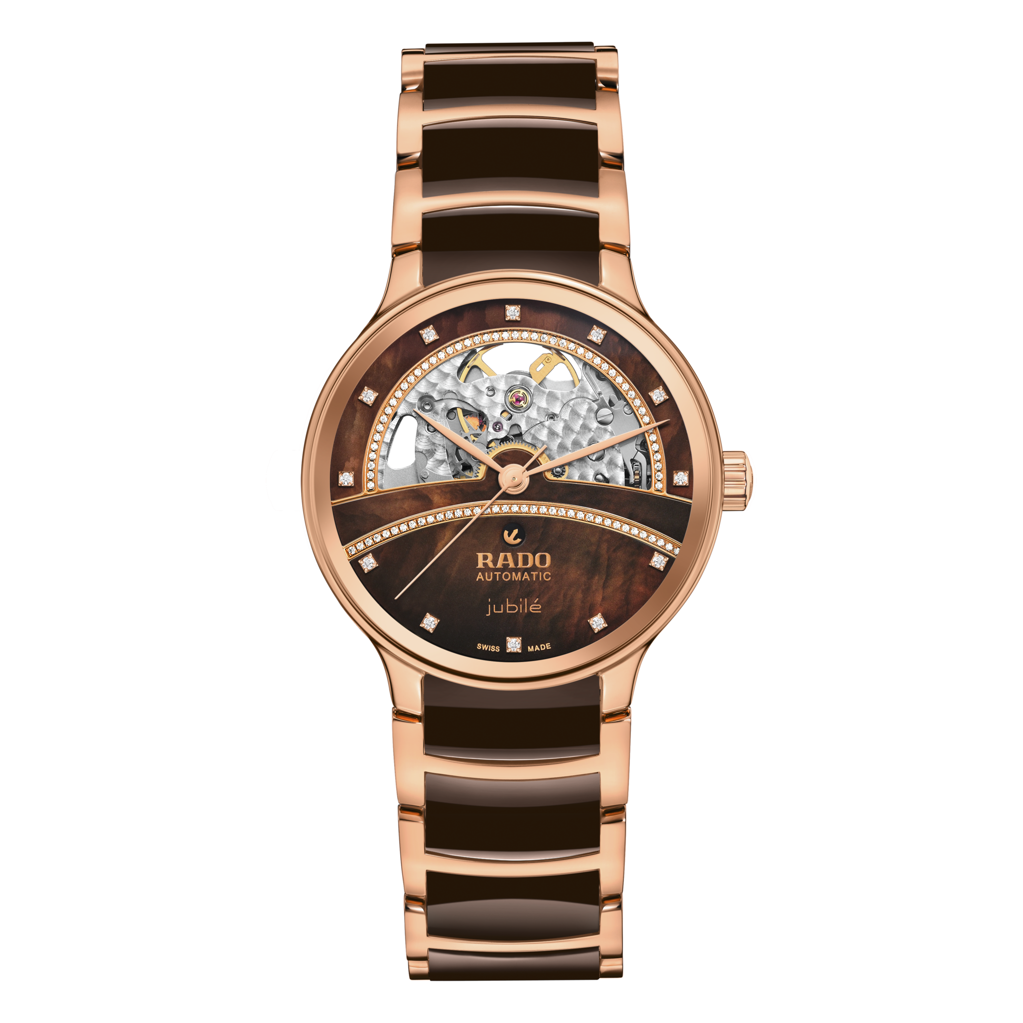 Centrix Automatic Diamonds Open Heart Stainless steel / PVD Watch
