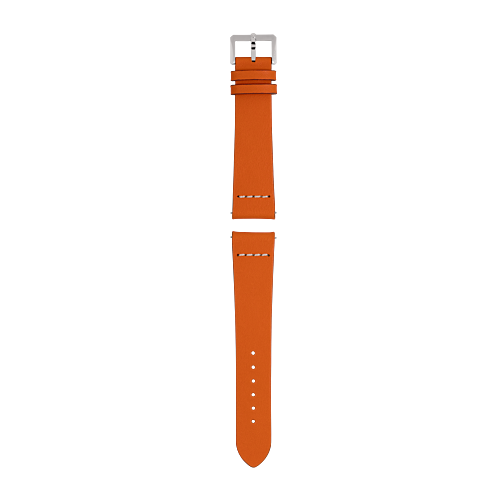 bracelet en cuir orange
