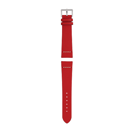 bracelet en cuir rouge