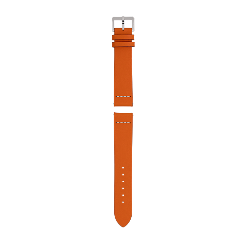 bracelet en cuir orange