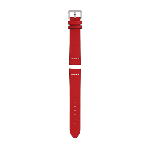 bracelet en cuir rouge