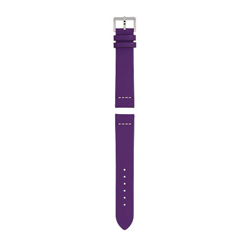 bracelet en cuir violet