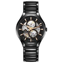 True Round Automatic Open Heart ハイテクセラミックス 時計