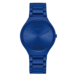 Rado True Round Thinline Les Couleurstm Le Corbusier Spectacular Ultramarine 4320k