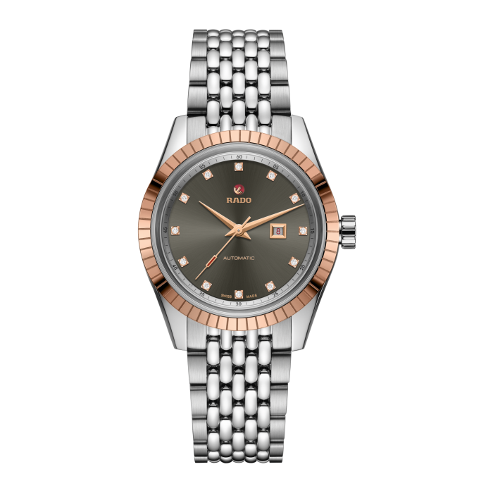 HyperChrome Classic Automatic Diamonds Pour femme Acier inoxydable Montre  R33102703 | Rado® Suisse E-shop