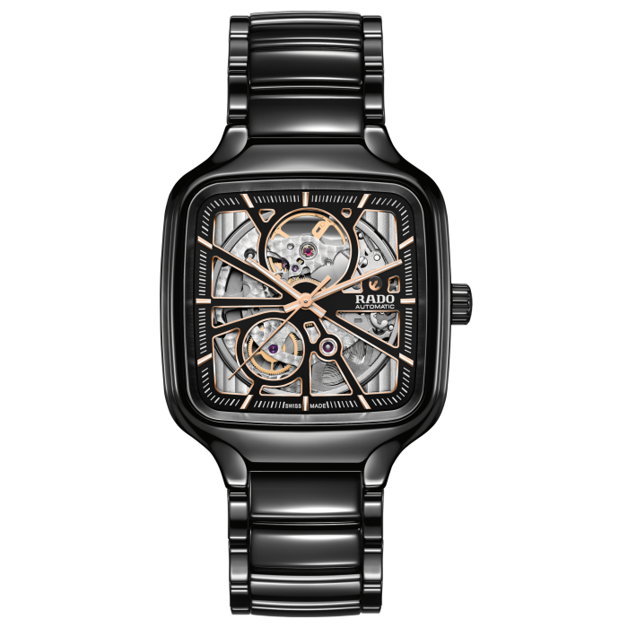 True Square Automatic Open Heart Unisex High-tech ceramic Watch R27086162 |  Rado® Australia