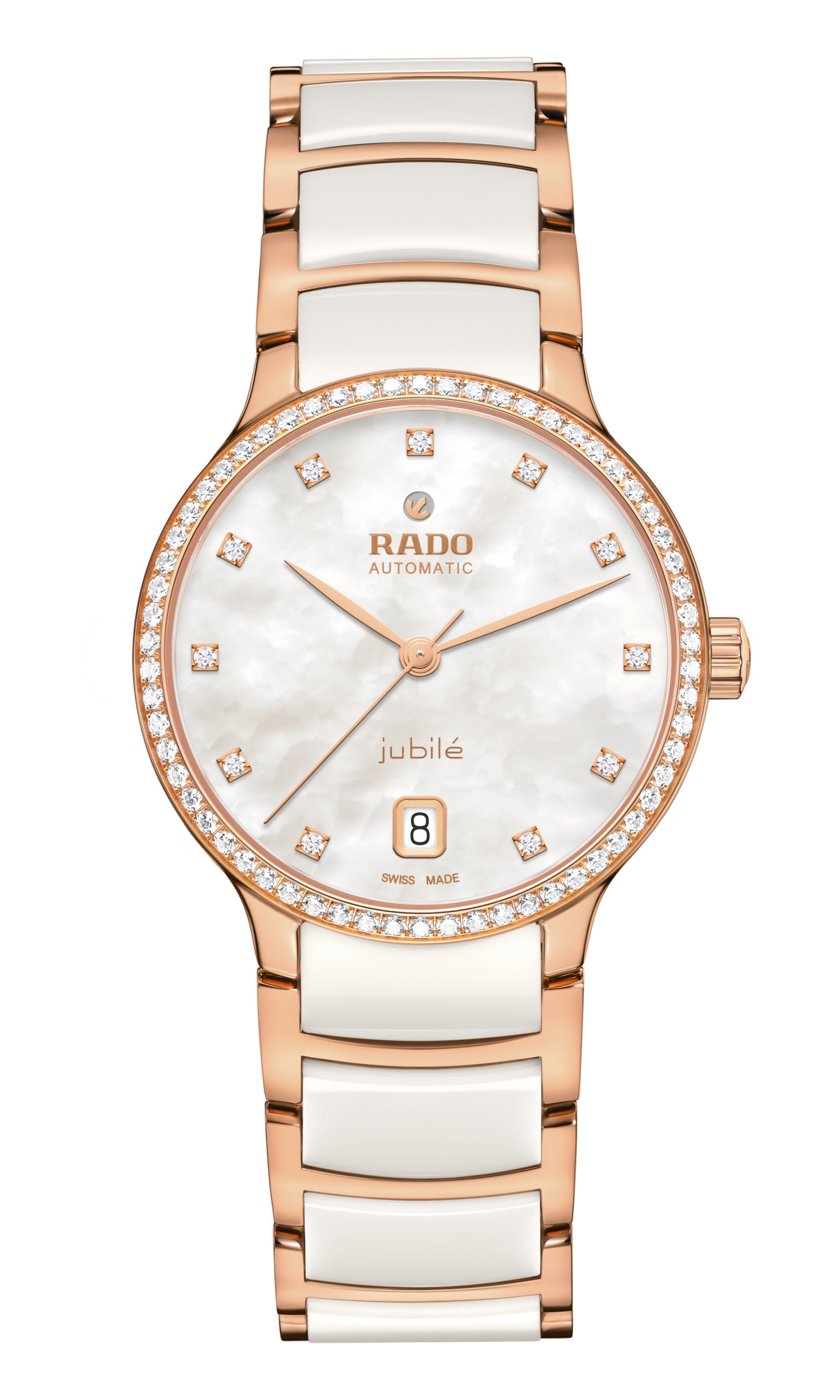 Original Rado Wrist Watch Rado Jubile Rose Gold Watch Rado Centrix
