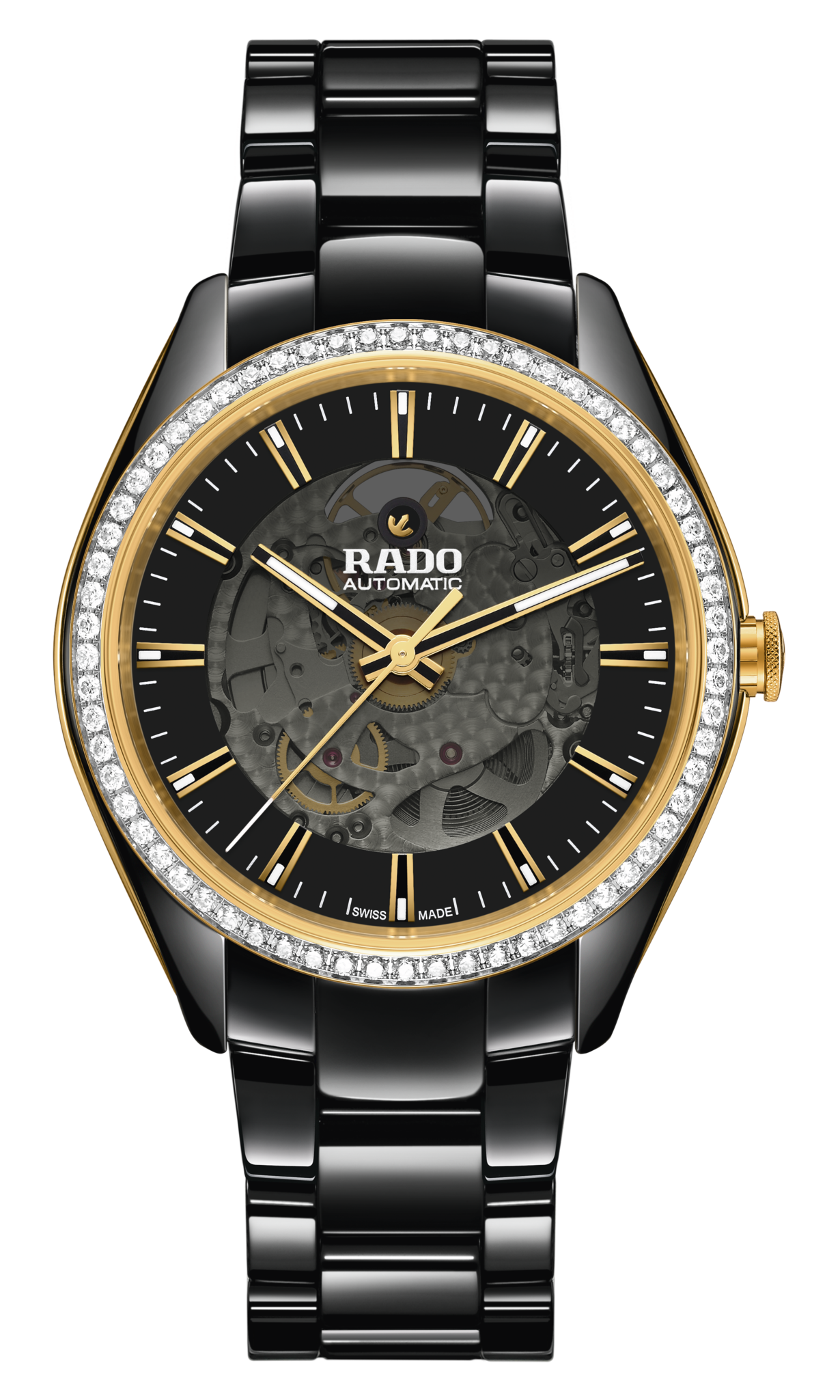 HyperChrome Automatic Diamonds Hightech-Keramik Uhr R32157152