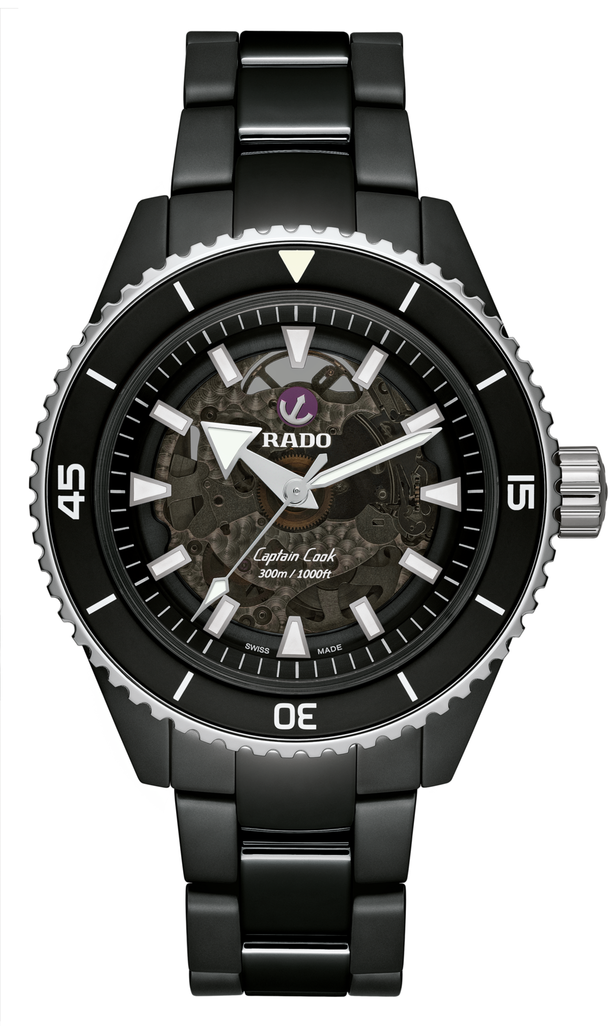 Captain Cook High-Tech Ceramic Herren High-Tech Ceramic Uhr R32127152 | Rado®  Deutschland E-shop