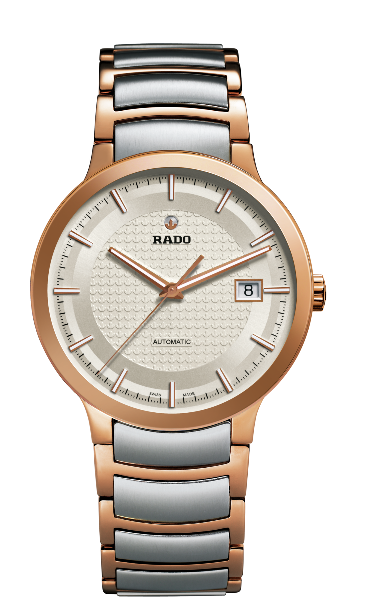 Rado silver gold clearance
