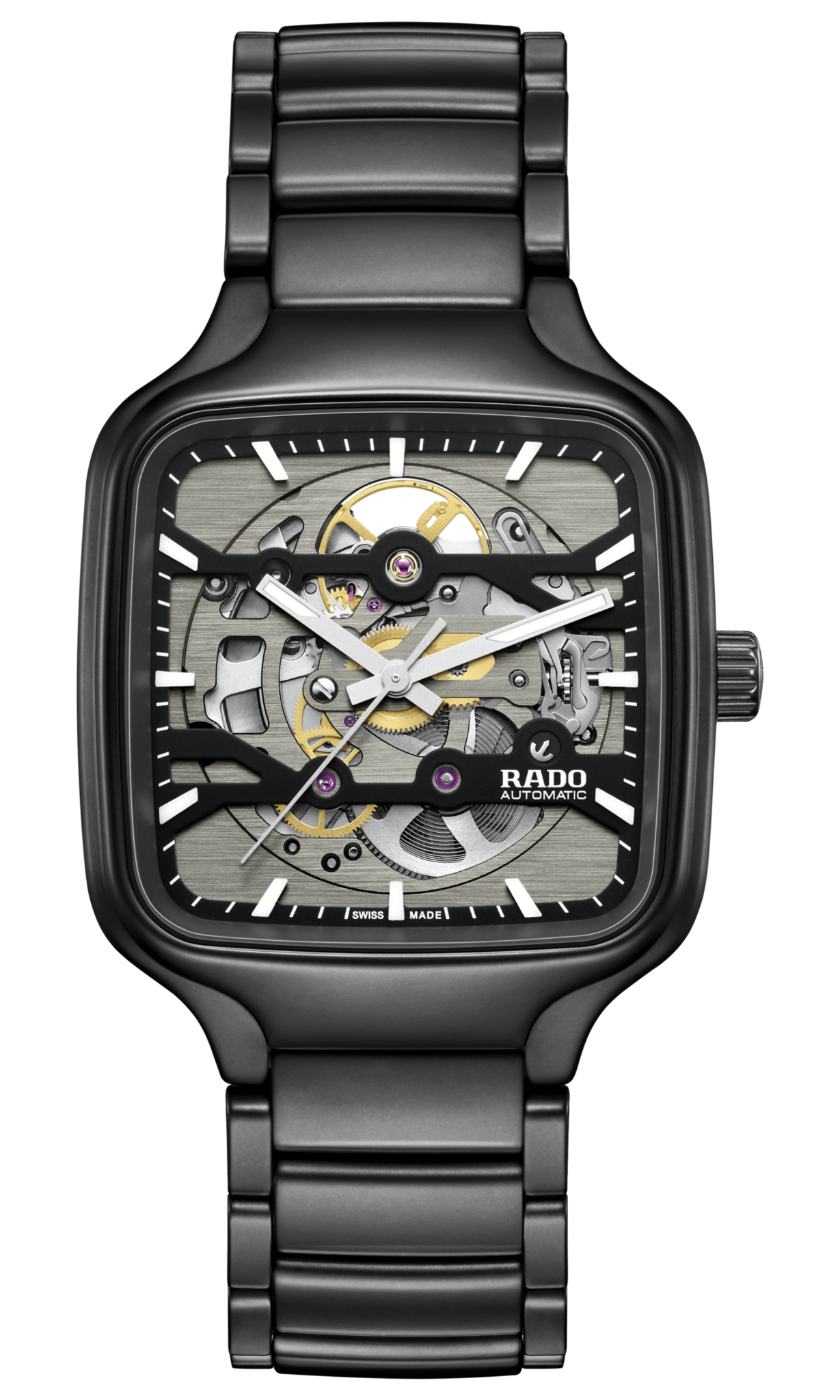 True Square Automatic Skeleton ハイテクセラミックス 時計