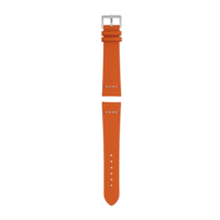 bracelet en cuir orange
