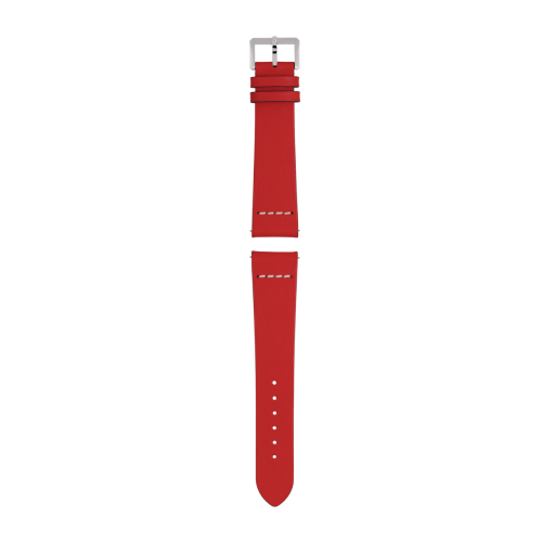 bracelet en cuir rouge