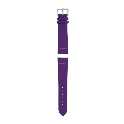 Purple leather strap