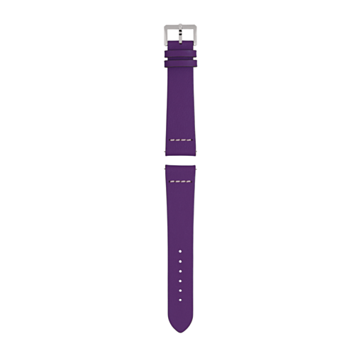 Purple leather strap