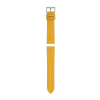 Yellow leather strap