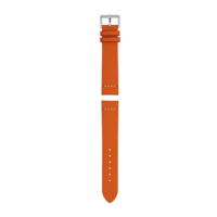 Orange leather strap
