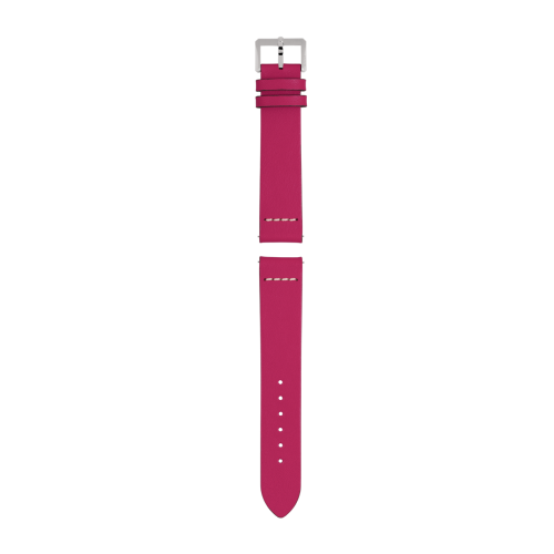 Pink leather strap