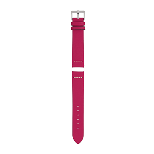 Pink leather strap