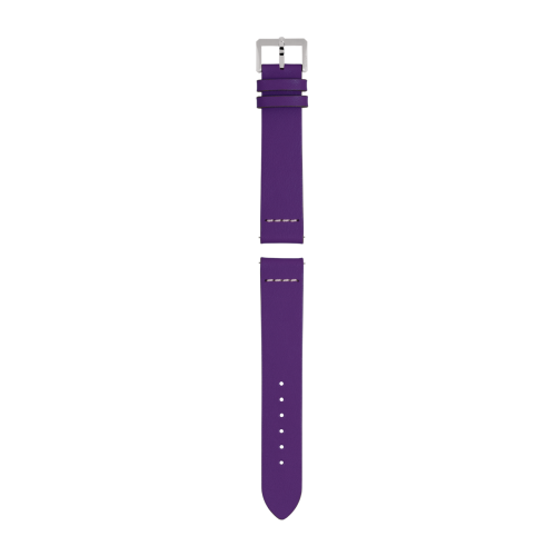 Purple leather strap