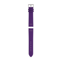 紫色皮革錶帶