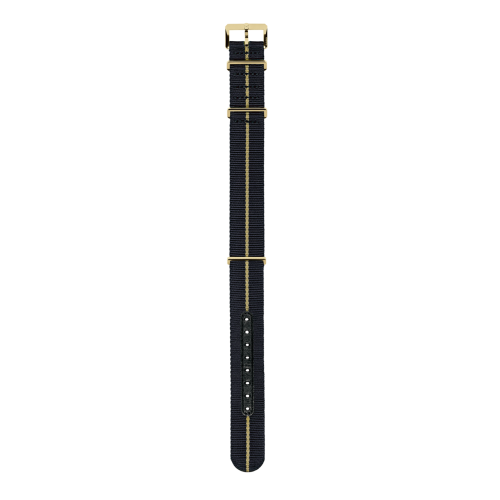 Blue textile strap