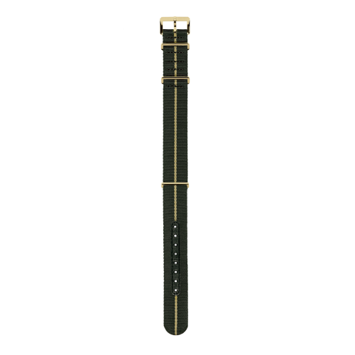 Green textile strap