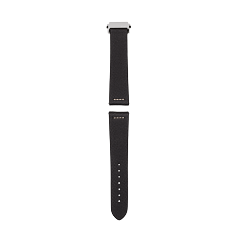 Black leather strap
