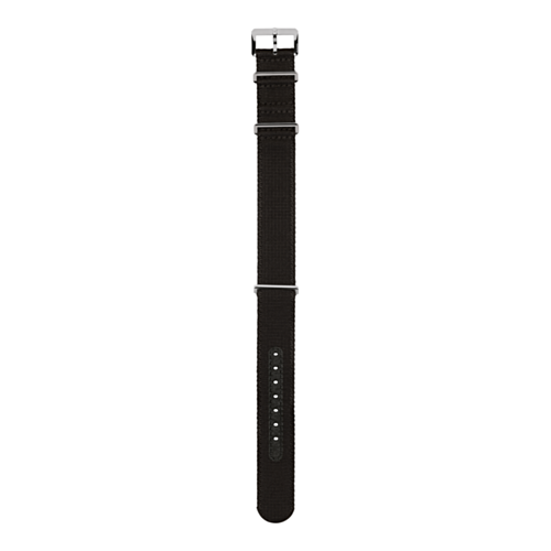 Black textile strap